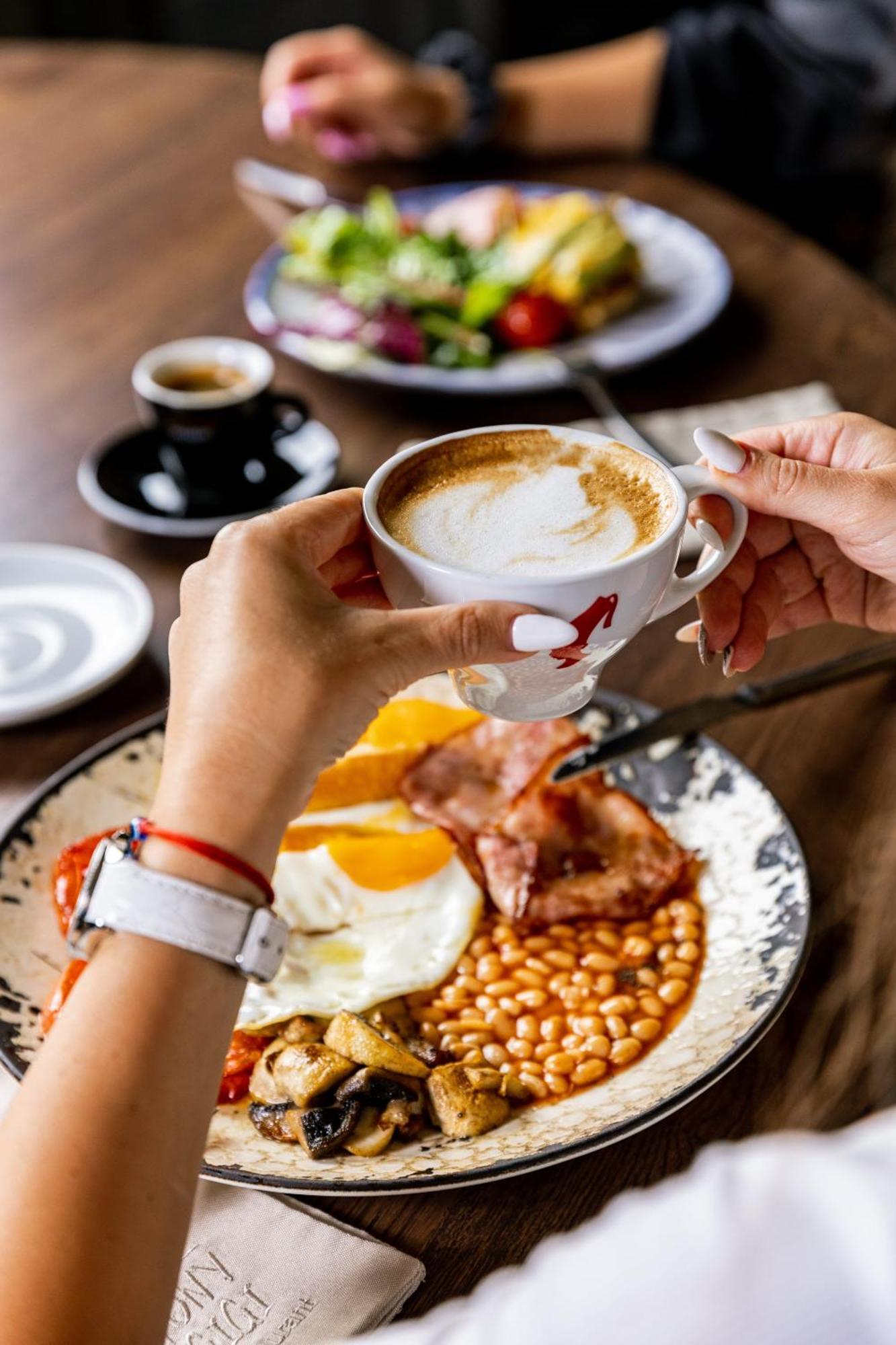 Hotel Residence Promenade Burgas Zewnętrze zdjęcie A cappuccino